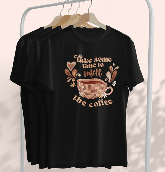 Take Some Time To Smell The Coffee Graphic Top