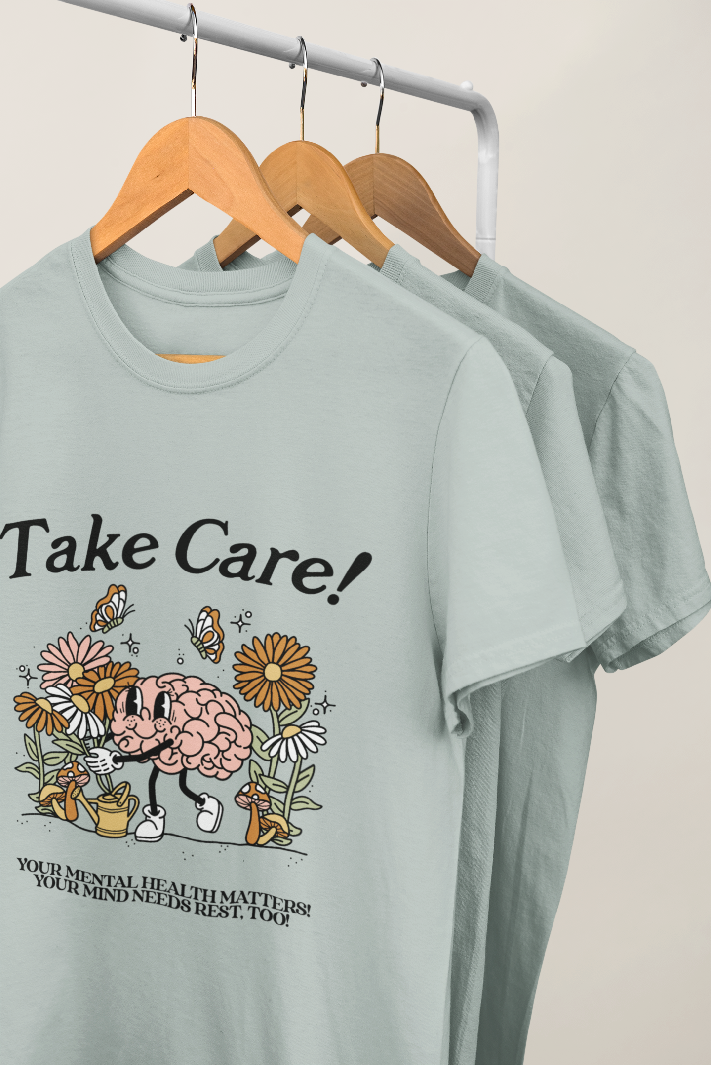 Take Care! Your Mental Health Matters Graphic Top